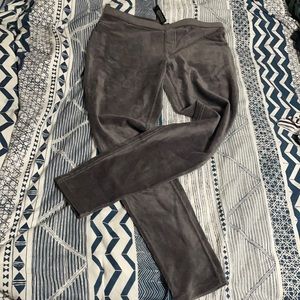 Stretchy corduroy grey , velvety soft skinny pants